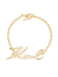 Karl Lagerfeld signature chain-link bracelet