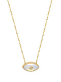 Nialaya Jewelry eye moonstone-pendant necklace