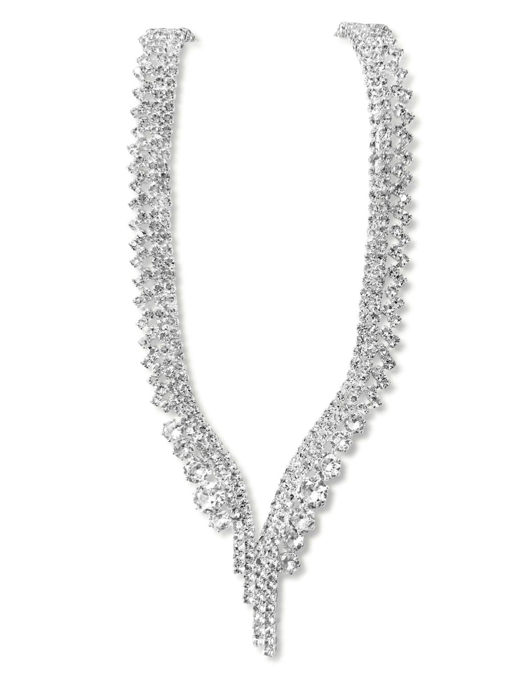 HZMER JEWELLERY crystal-embellished necklace