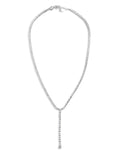 HZMER JEWELLERY rhinestone-embellished lariat necklace