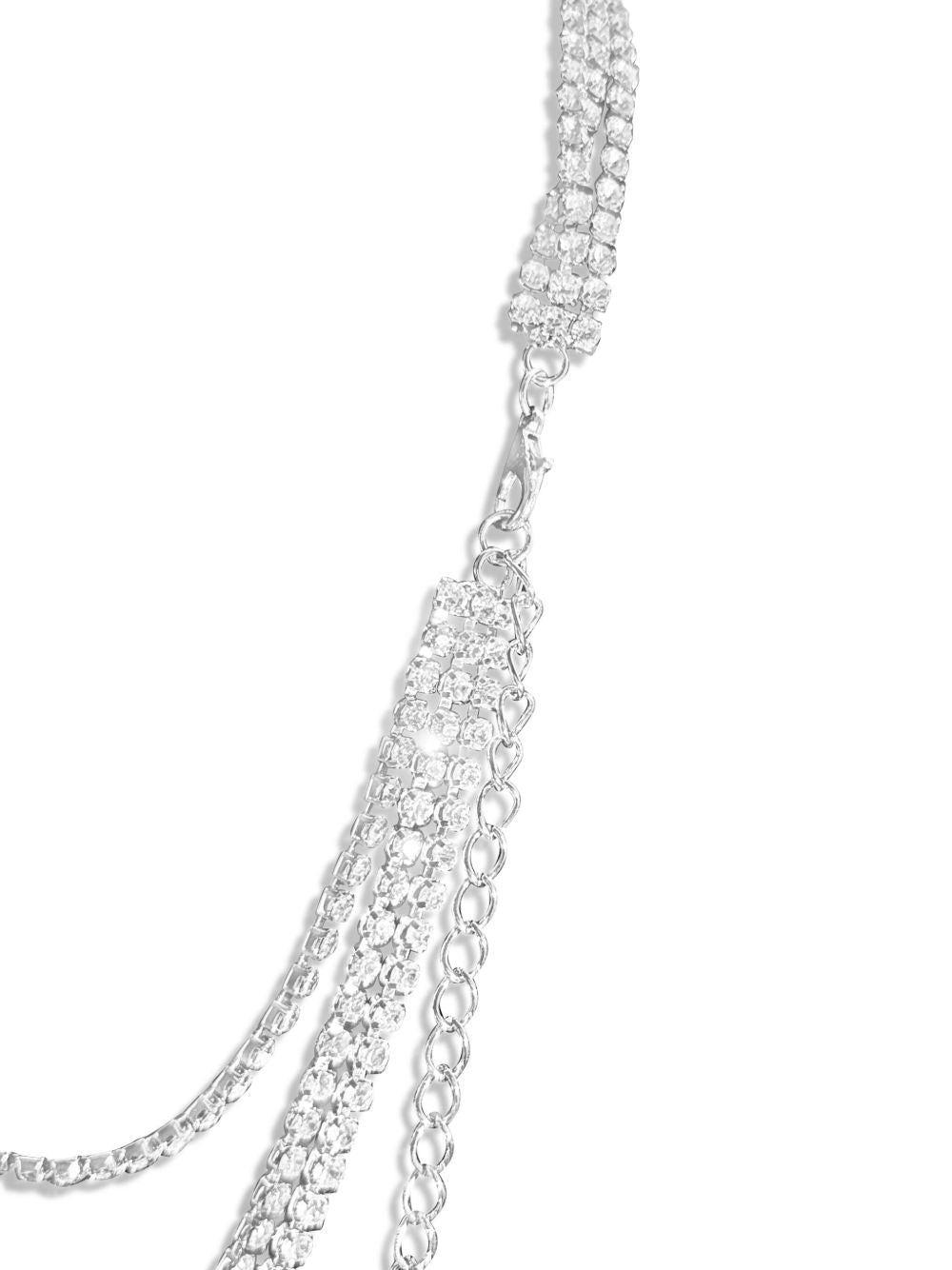 HZMER JEWELLERY crystal-embellished necklace