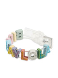 Bimba y Lola logo-lettering bracelet