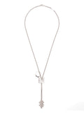 Rabanne key-ring pendant necklace