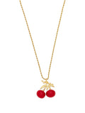Kenneth Jay Lane Cherry necklace