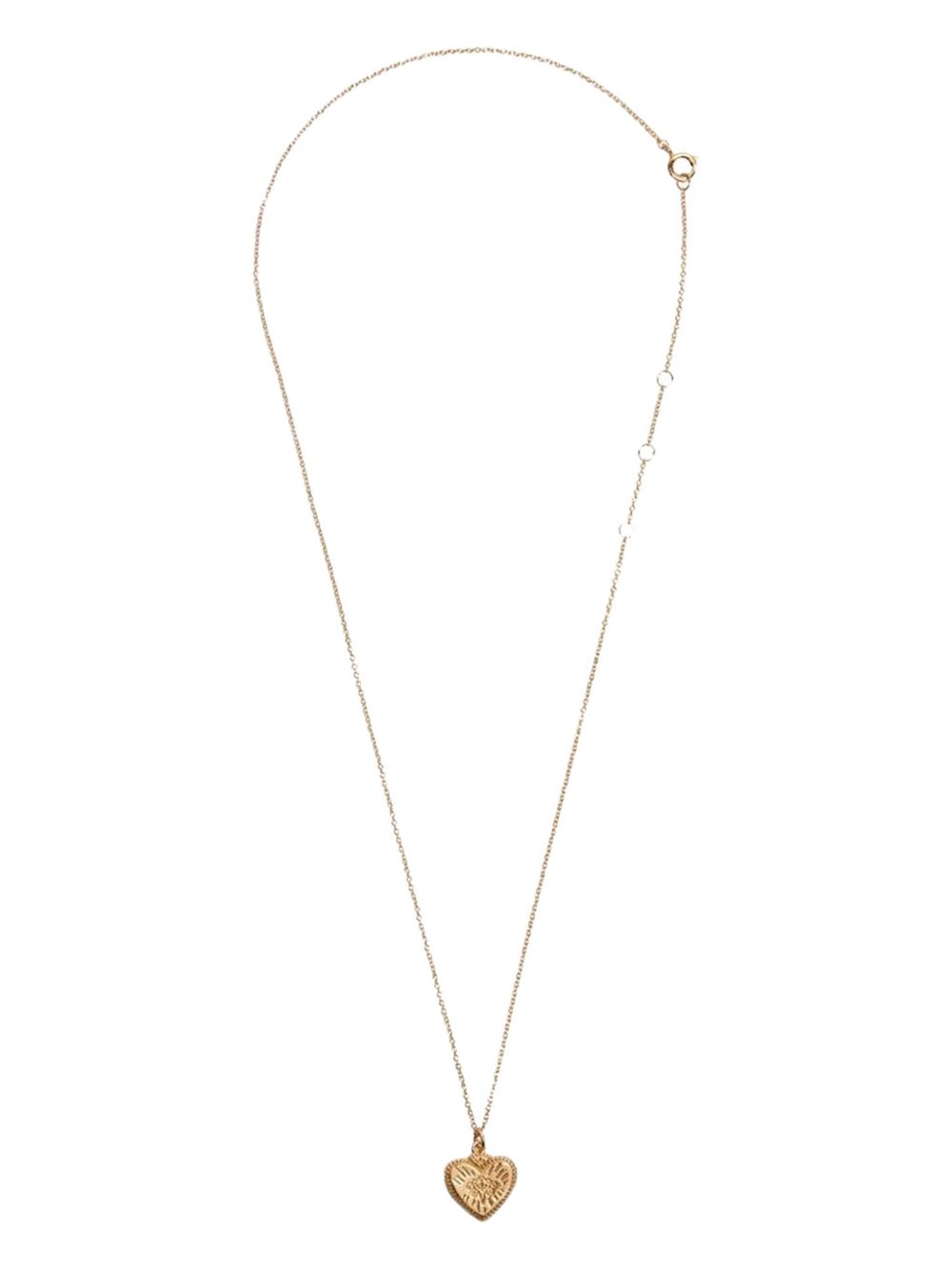 All the Luck in the World heart-embellished necklace