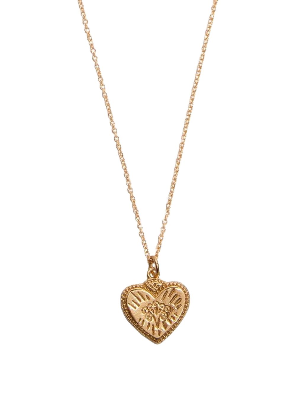 All the Luck in the World heart-embellished necklace