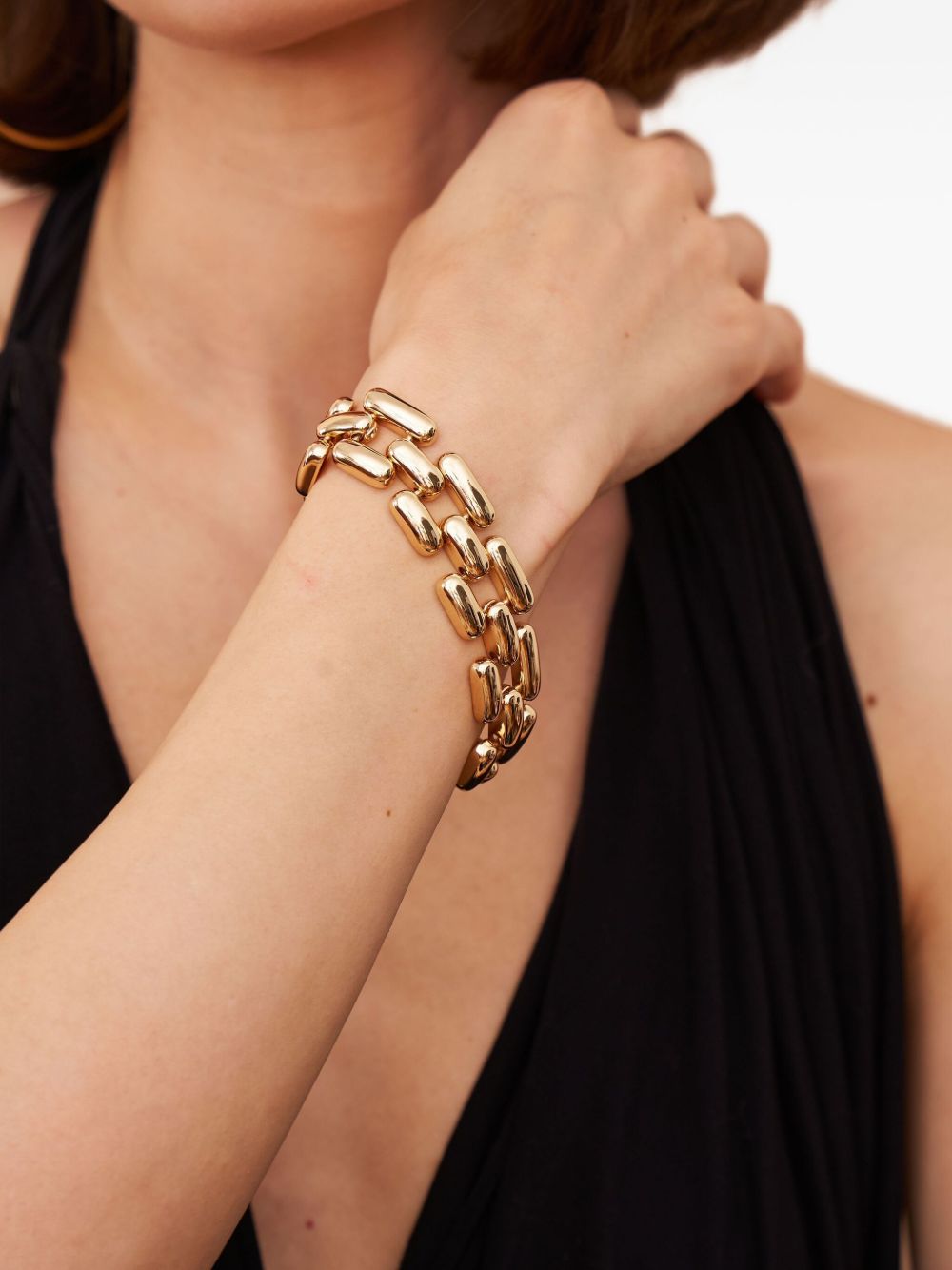 Kenneth Jay Lane cable-link bracelet
