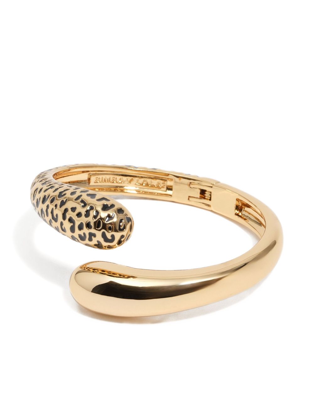Bimba y Lola leopard-print gold bracelet