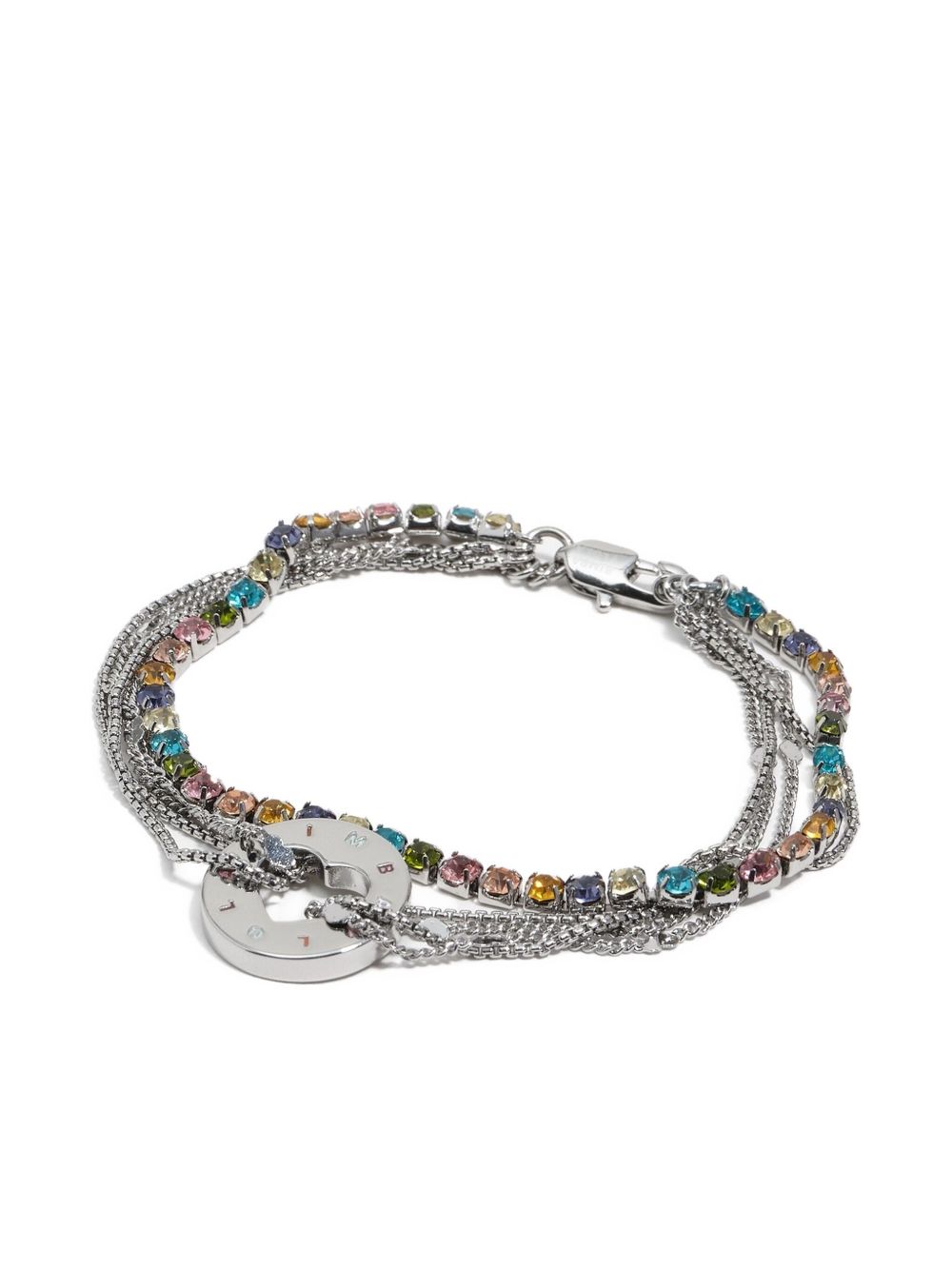 Bimba y Lola rhinestone-embellished multi-strand bracelet