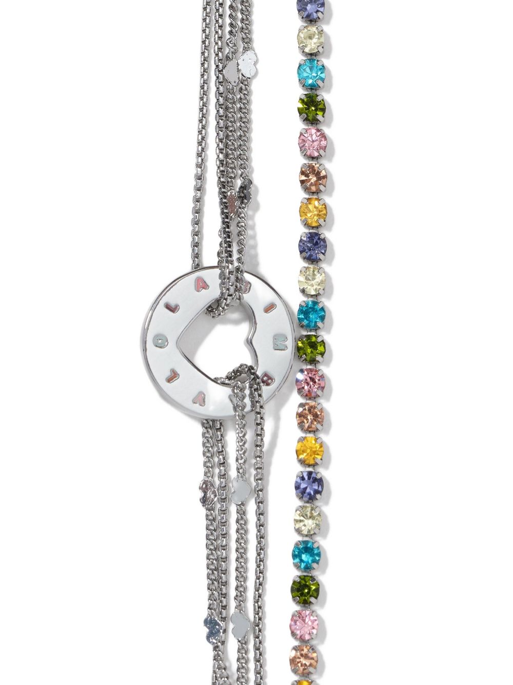 Bimba y Lola rhinestone-embellished multi-strand bracelet