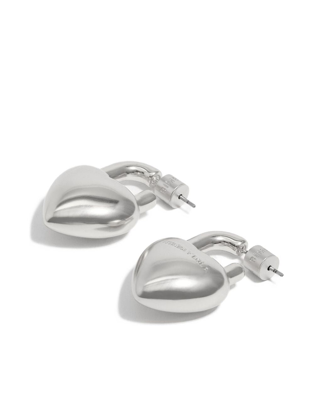 Bimba y Lola heart-padlock earrings