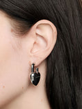 Bimba y Lola heart-padlock earrings