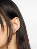 Bimba y Lola heart enamel earrings